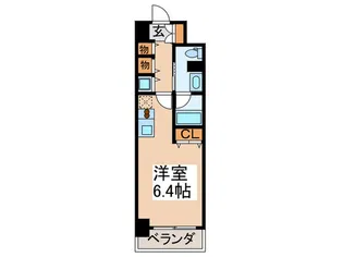 ア-バネックス北浜【3階】の間取り
