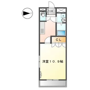 K’s南山【2階】の間取り