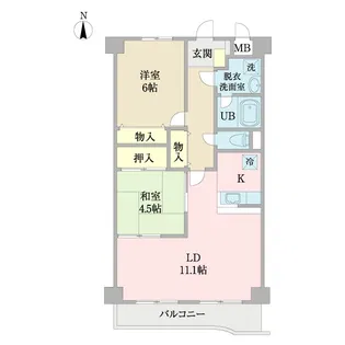 GRANDDUKE【4階】の間取り