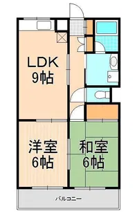 本木ハイツ【2階】の間取り
