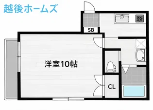 BUENA鳥屋野【1階】の間取り