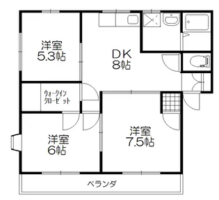 マルエハイツII【2階】の間取り