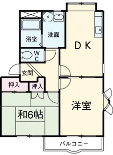 トルースヒルズITM H棟【1階】の間取り