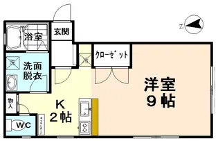 セレーノ奥田【2階】の間取り