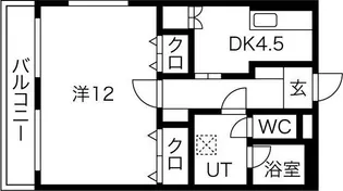 メゾンdeダイエー【1階】の間取り