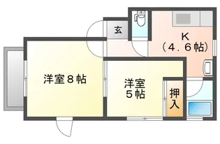ポートアイ【2階】の間取り