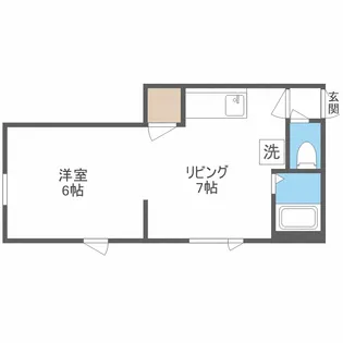 キラメック元町東1号館【2階】の間取り