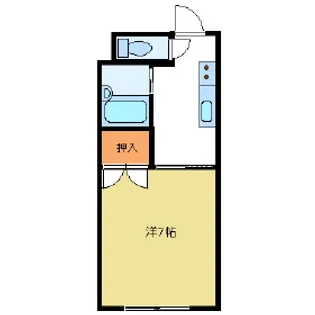 ヒルズフタバ【2階】の間取り