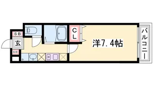 セリテ板宿【3階】の間取り