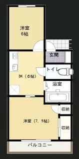 牧山ハウス【2階】の間取り