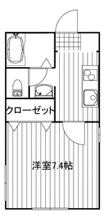 フェリシテ奥沢【2階】の間取り