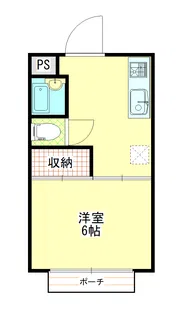 プラザイン西大谷【1階】の間取り