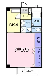 ファミール・ビラA【2階】の間取り