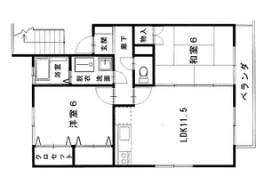 ボヌール【2階】の間取り