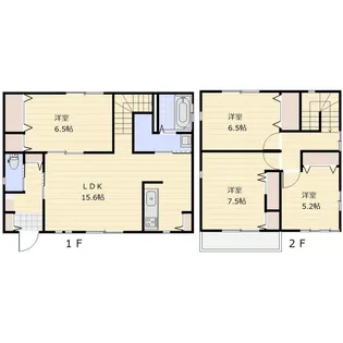 埼玉県さいたま市中央区鈴谷6【一戸建】の間取り