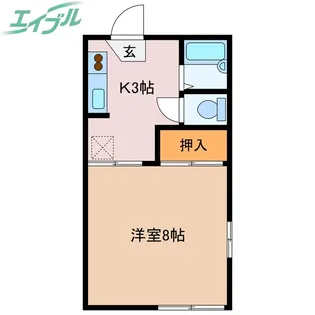賢島ハイツ【1階】の間取り