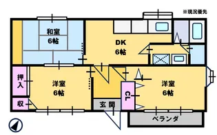 岡山県倉敷市四十瀬【一戸建】の間取り