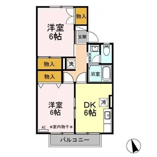 ソアニュー小山 C【2階】の間取り