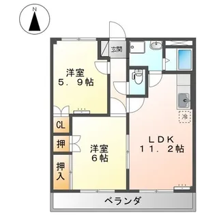 コンフォール パレス【3階】の間取り