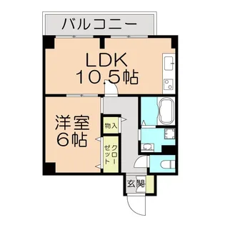 和幸ビル【4階】の間取り