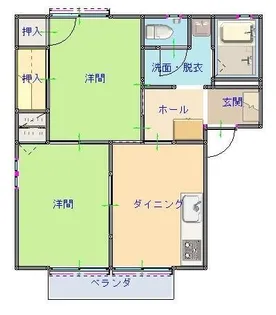 パイルアップA【2階】の間取り