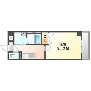 マリベール玉野【3階】の間取り