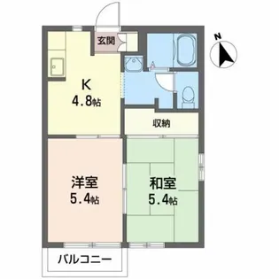 コート・ハイネス D【2階】の間取り