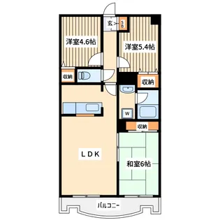 東京都八王子市千人町4【マンション】の間取り