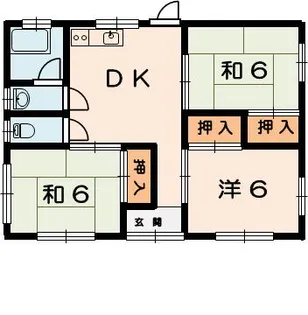 茨城県神栖市知手【一戸建】の間取り