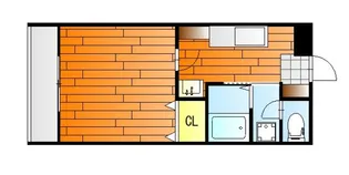 ベルドミールI【4階】の間取り