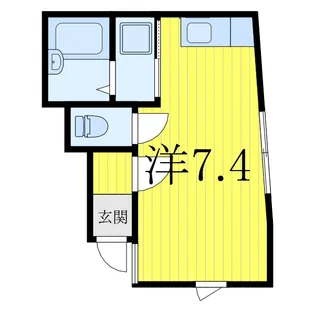メイリリー鳩ヶ谷【1階】の間取り