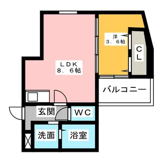 MOVE野並【1階】の間取り