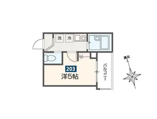 MELDIA南浦和IV【2階】の間取り