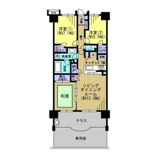 3LDKの間取り画像