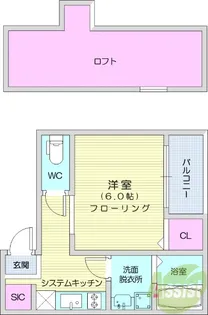 シャーロット【2階】の間取り