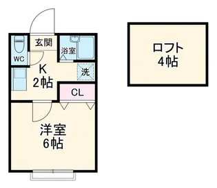 ニューオリエント新所沢【2階】の間取り