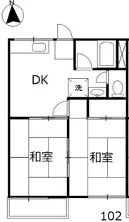 グリーンハイツ【1階】の間取り