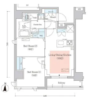 東京都墨田区菊川2【マンション】の間取り