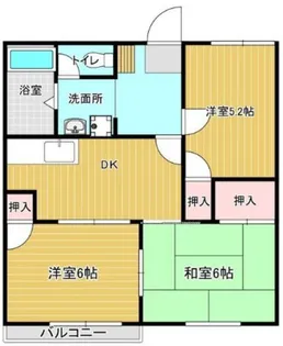 神奈川県相模原市中央区東淵野辺2【アパート】の間取り