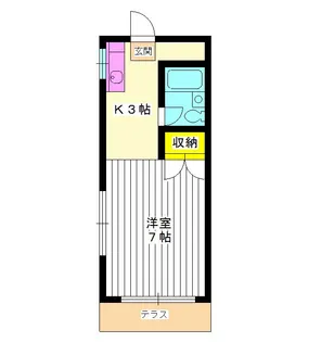 東京都中野区江原町2【マンション】の間取り