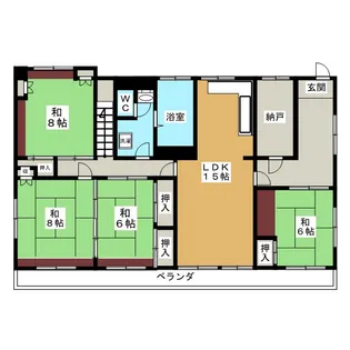 東京都葛飾区新小岩2【マンション】の間取り
