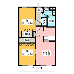 FREEDOM 07【2階】の間取り