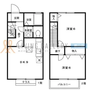 福島県郡山市御前南3【アパート】の間取り