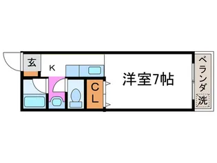 ユニメント桂【2階】の間取り