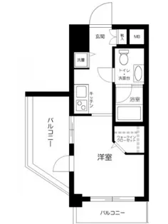 1Rの間取り画像