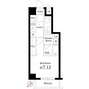 東京都新宿区新宿6【マンション】の間取り