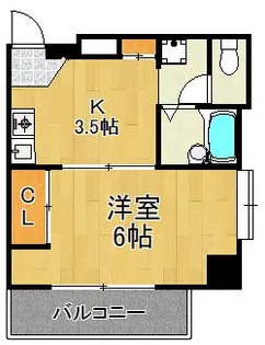 神奈川県川崎市川崎区下並木【マンション】の間取り