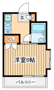 ロワール成瀬【4階】の間取り