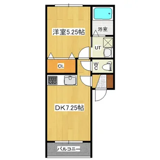 サンクレスト東三輪【1階】の間取り