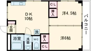 パークハイツ綾瀬【4階】の間取り